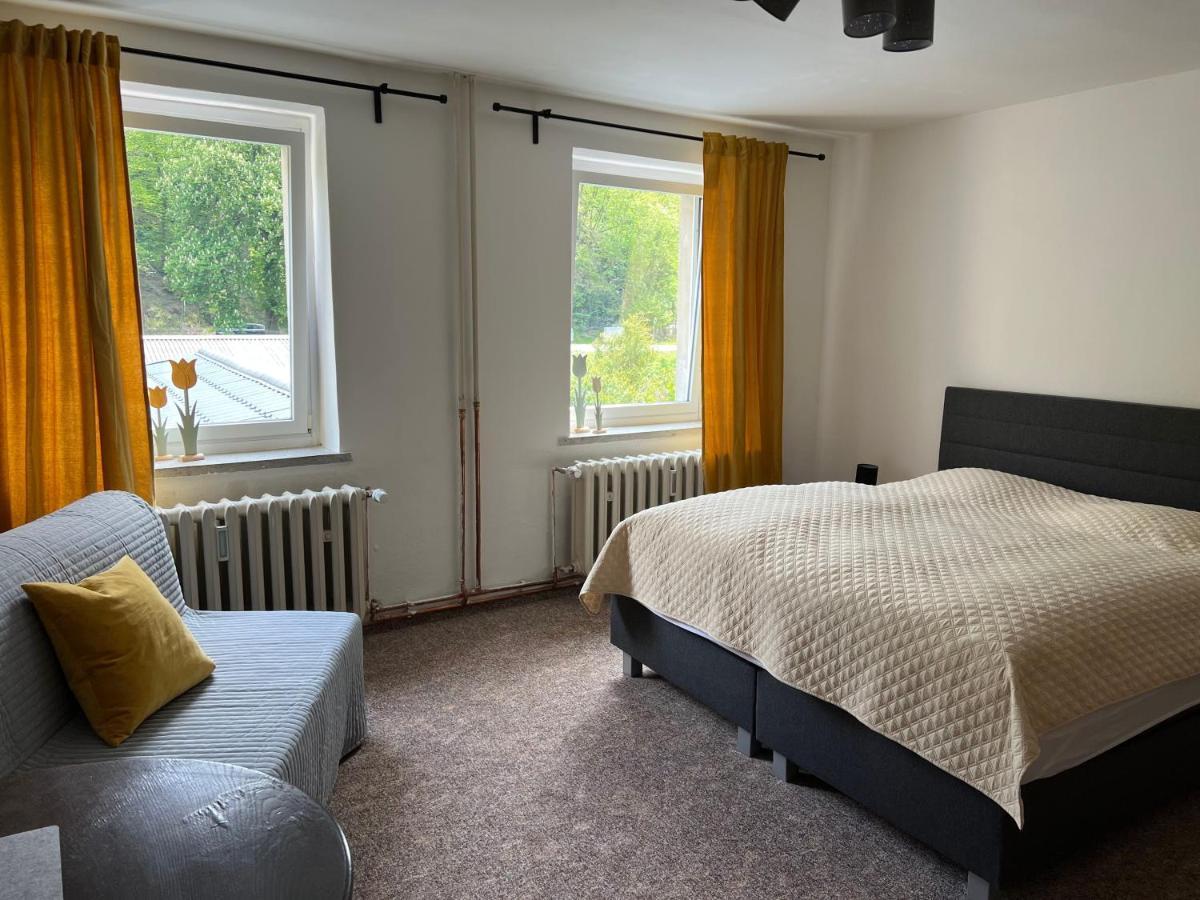 Pension Sternschnuppe, Treseburg Harz, Unmittelbar Am Wasser Thale Esterno foto
